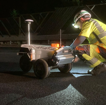 Opération Marquage sur l’A7, marquage au sol autoroutes