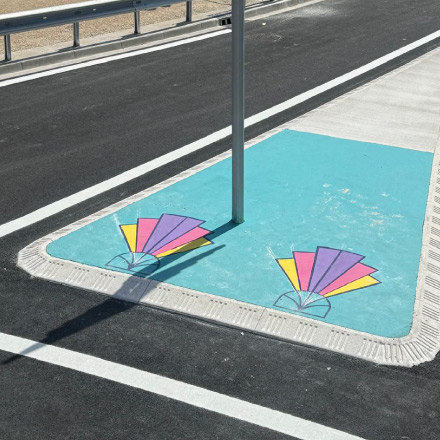 Entreprise marquage au sol, marquage d'animation, design actif
