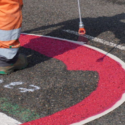 Marquage au sol et design actif pour les ports