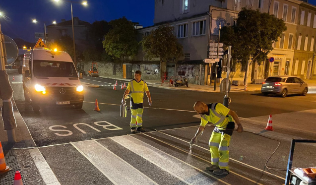 bapteme-de-feu-pour-l-agence-helios-marseille-marquage-signalisation-chantier-de-nuit-1 Baptême de feu pour l’agence Hélios Marseille