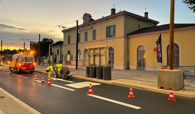 bapteme-de-feu-pour-l-agence-helios-marseille-marquage-signalisation-chantier-de-nuit-3 Baptême de feu pour l’agence Hélios Marseille