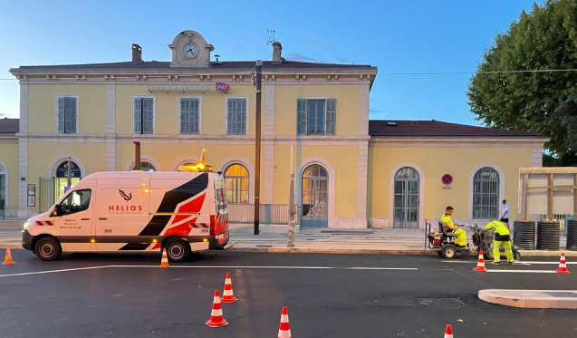 bapteme-de-feu-pour-l-agence-helios-marseille-marquage-signalisation-chantier-de-nuit-4 Baptême de feu pour l’agence Hélios Marseille