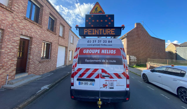 Une signalisation à perte de vue sur la RD77