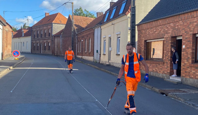 Une signalisation à perte de vue sur la RD77