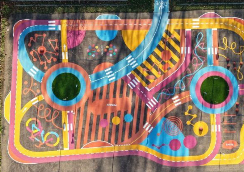 Une aire d’apprentissage haute en couleurs à Saint-Viaud