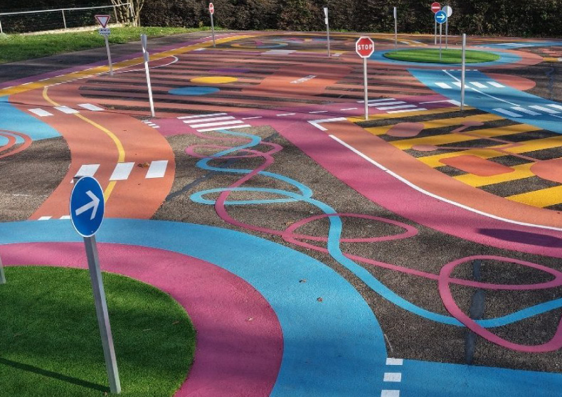 Une aire d’apprentissage haute en couleurs à Saint-Viaud