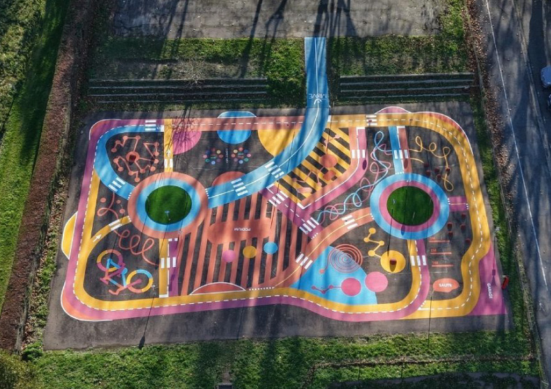 Une aire d’apprentissage haute en couleurs à Saint-Viaud