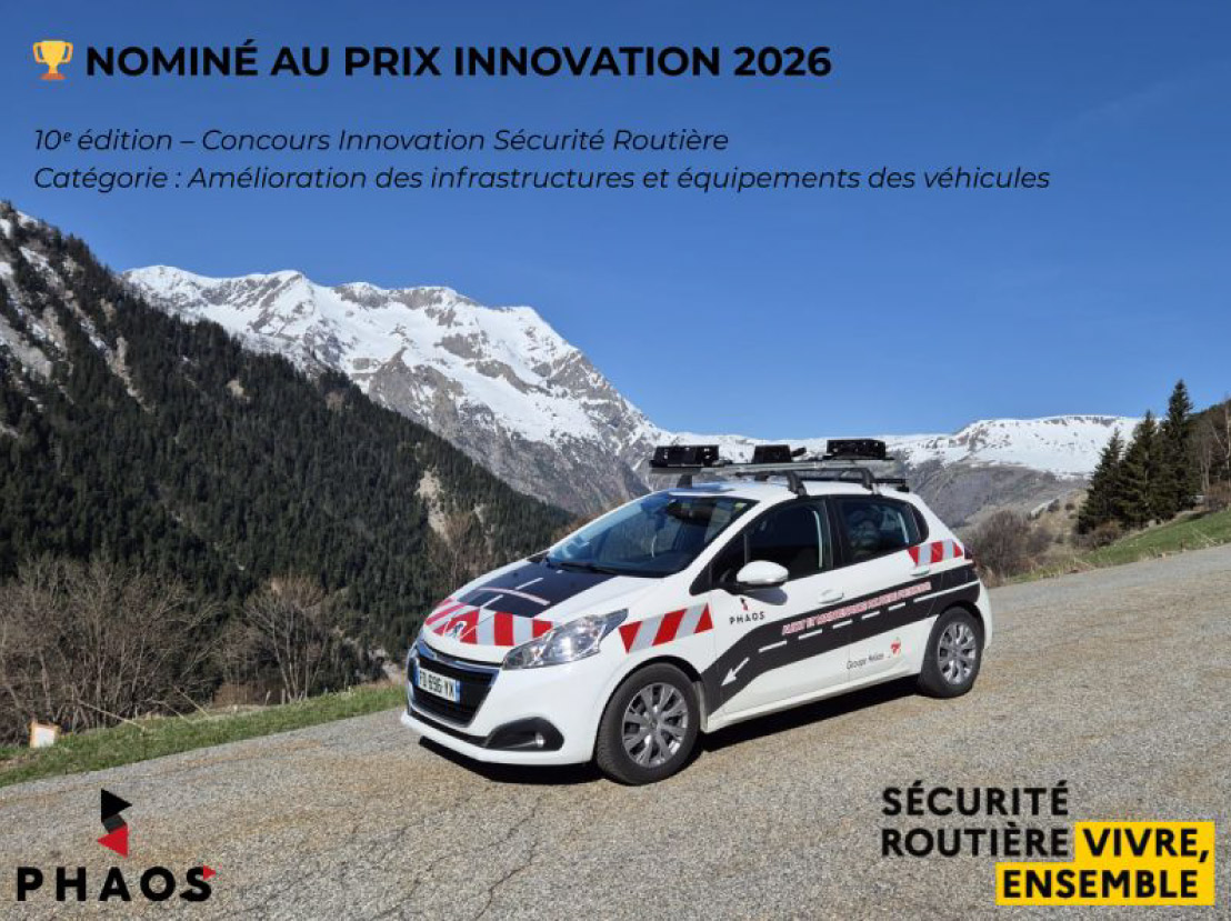 PHAOS nommé au Prix Innovation de la Sécurité routière
