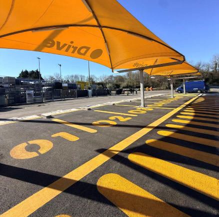 Rénovation du parking de Castorama Bondues