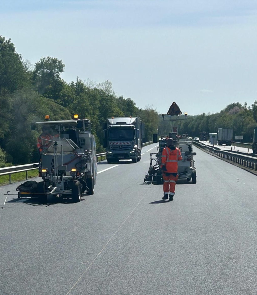 Chantier RN164 à Loudéac