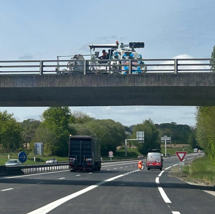 Chantier RN164 à Loudéac