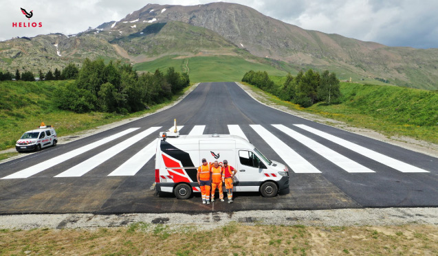 Nouvelle piste pour l’Altiport de l’Alpe d’Huez