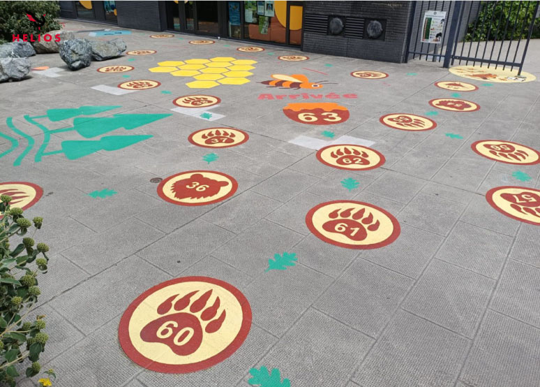 Un jeu de l’ours pour les enfants à Grenoble