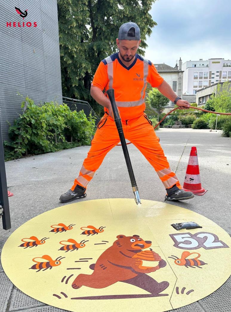 Un jeu de l’ours pour les enfants à Grenoble