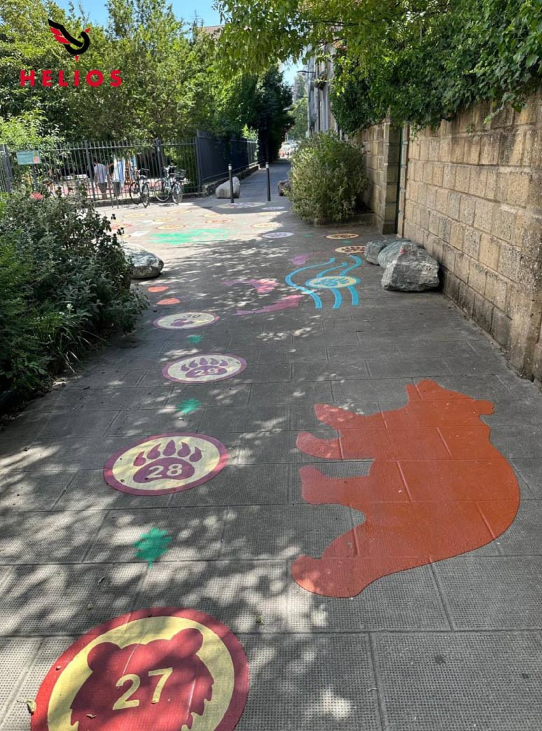 Un jeu de l’ours pour les enfants à Grenoble