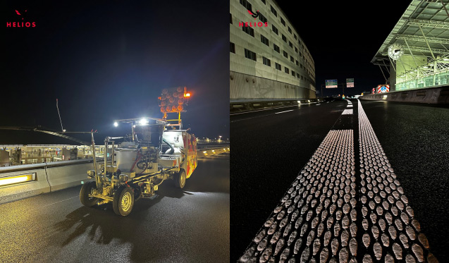 une-mobilisation-coordonnéee-pour-un-marquage-de-precision-aeoroport-charles-de-gaulle-large Nos équipes des agences de Ruitz et de l’Oise ont collaboré sur un chantier de marquage à l’aéroport Roissy Charles de Gaulle. Cette intervention de nuit a permis de réaliser les travaux dans des conditions adaptées et en toute sécurité.