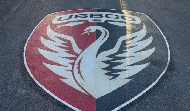 Le marquage au sol aux couleurs de l’USBCO