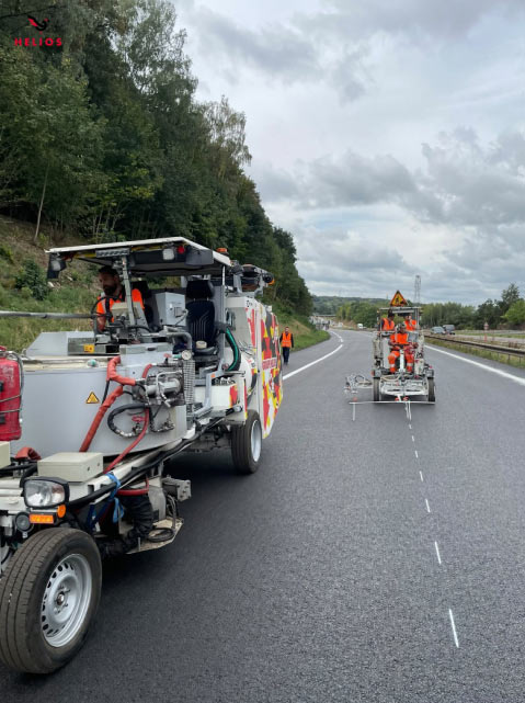 Un chantier de 4,3 km réalisé en trois semaines